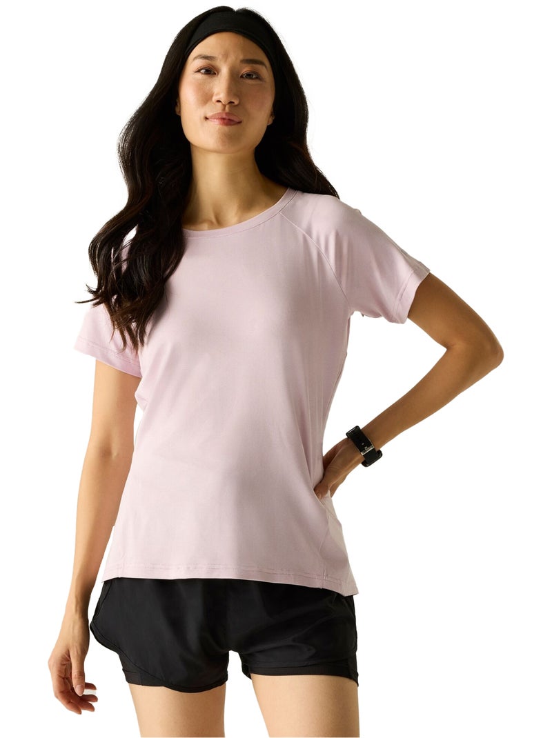 Regatta - T-shirt uni manches courtes LIMONITE Mauve lilas - Kiabi