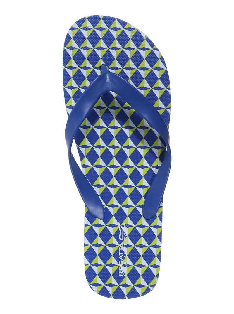 Regatta - Tongs motif/style géométrique BALI Bleu saphir - Kiabi