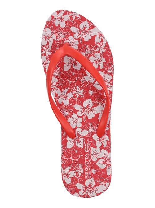 Regatta - Tongs motif/style Hibiscus BALI - Kiabi