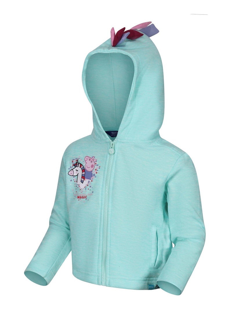 Regatta - Veste à capuche - Bébé fille Bleu ciel - Kiabi