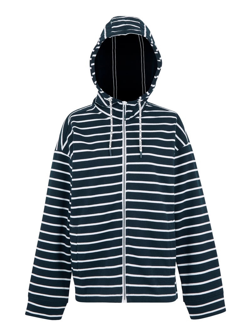 Regatta - Veste à capuche BAYLETTA Bleu Bleu marine Blanc - Kiabi