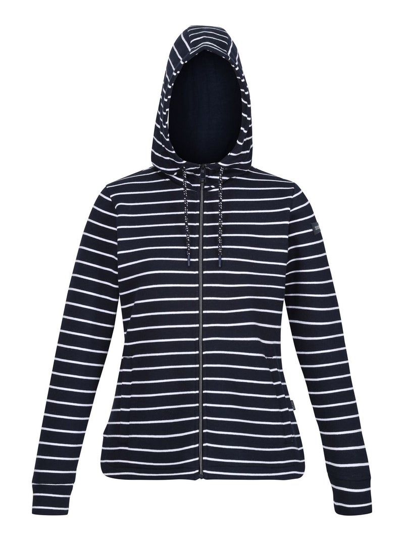 Regatta - Veste à capuche BAYLETTA Bleu Bleu marine Blanc - Kiabi