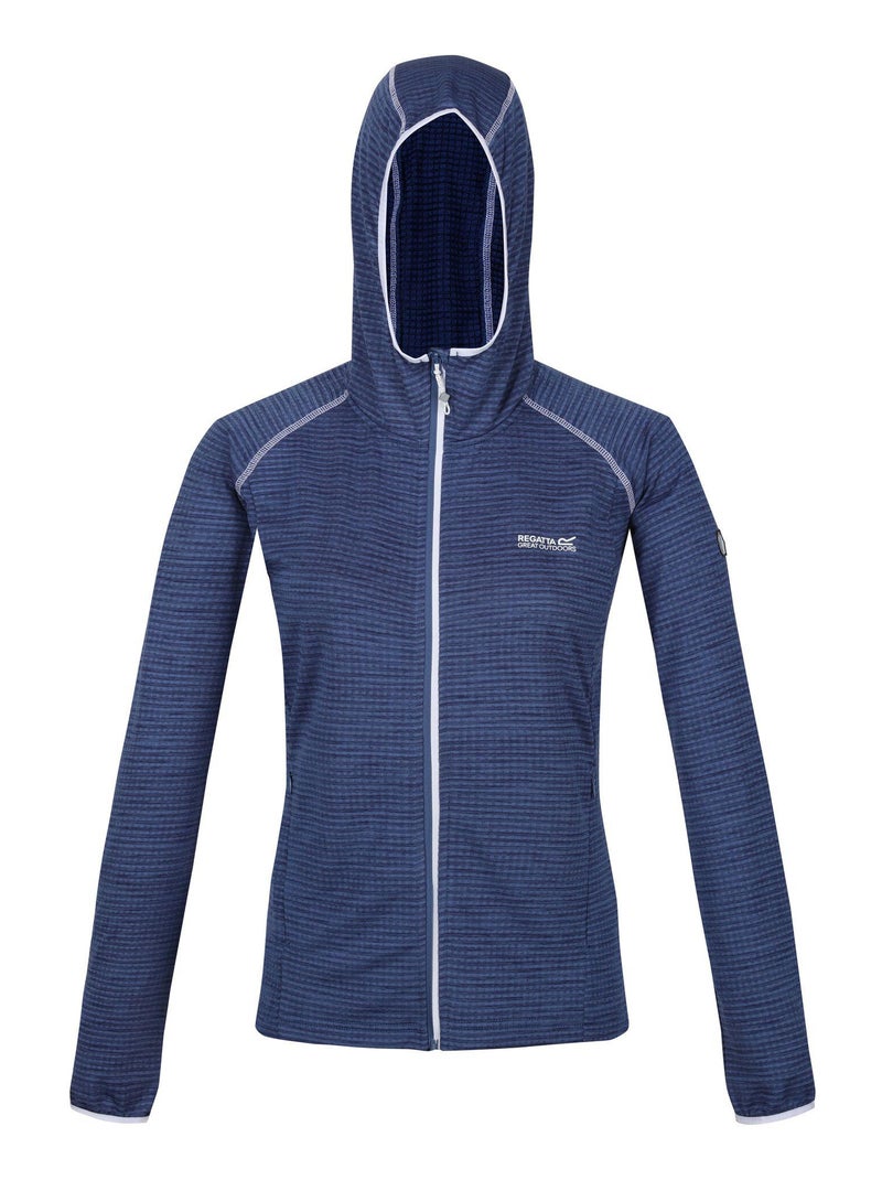 Pull à Capuche Femme Regatta Bleu Taille 10 - Polaire Douce - Randonnée