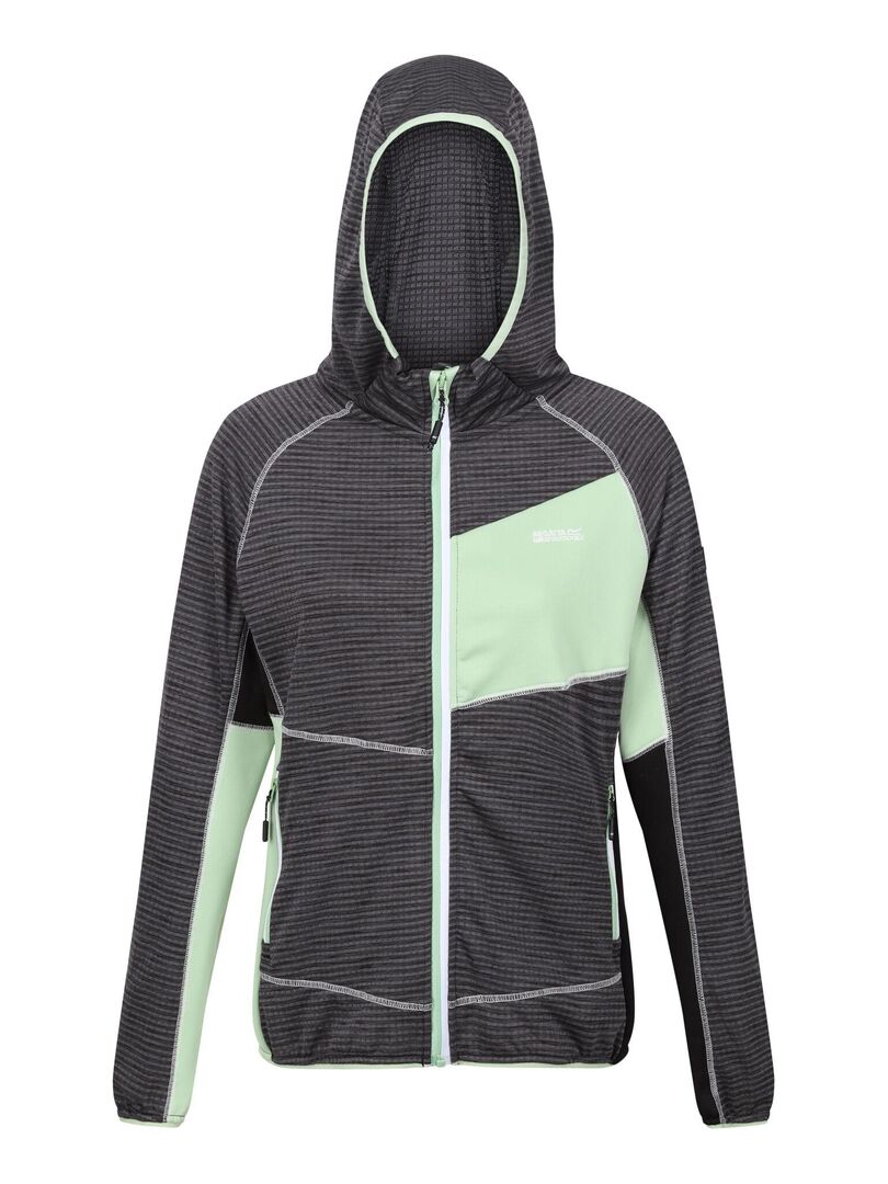 Sweat à Capuche Femme Regatta Vert Taille 12 (UK) Zip Extérieur - Très Bon état