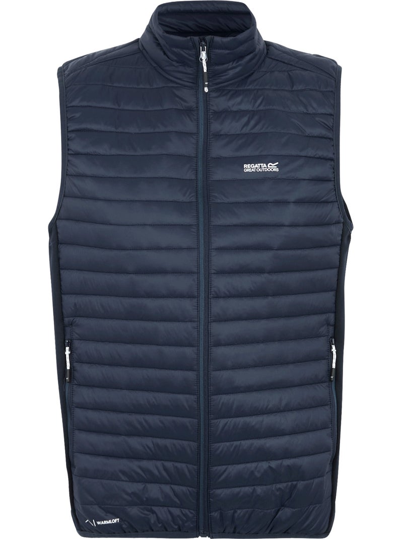 Regatta - Veste hybride matelassée col montant ANDRESON Bleu marine - Kiabi