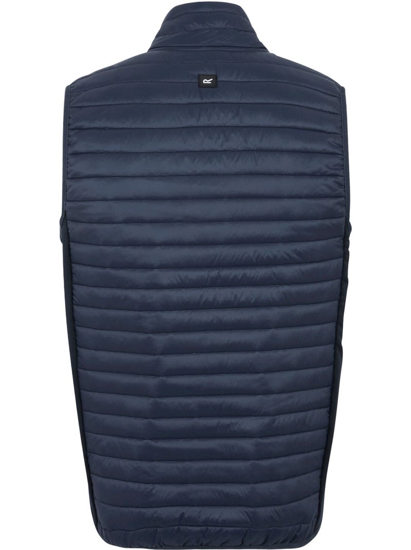 Regatta - Veste hybride matelassée col montant ANDRESON Bleu marine - Kiabi