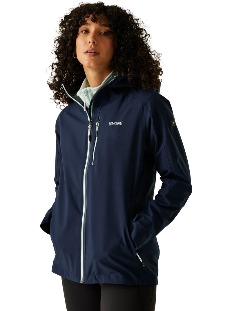 Regatta - Veste imperméable à capuche BIRCHDALE Bleu Bleu - Kiabi