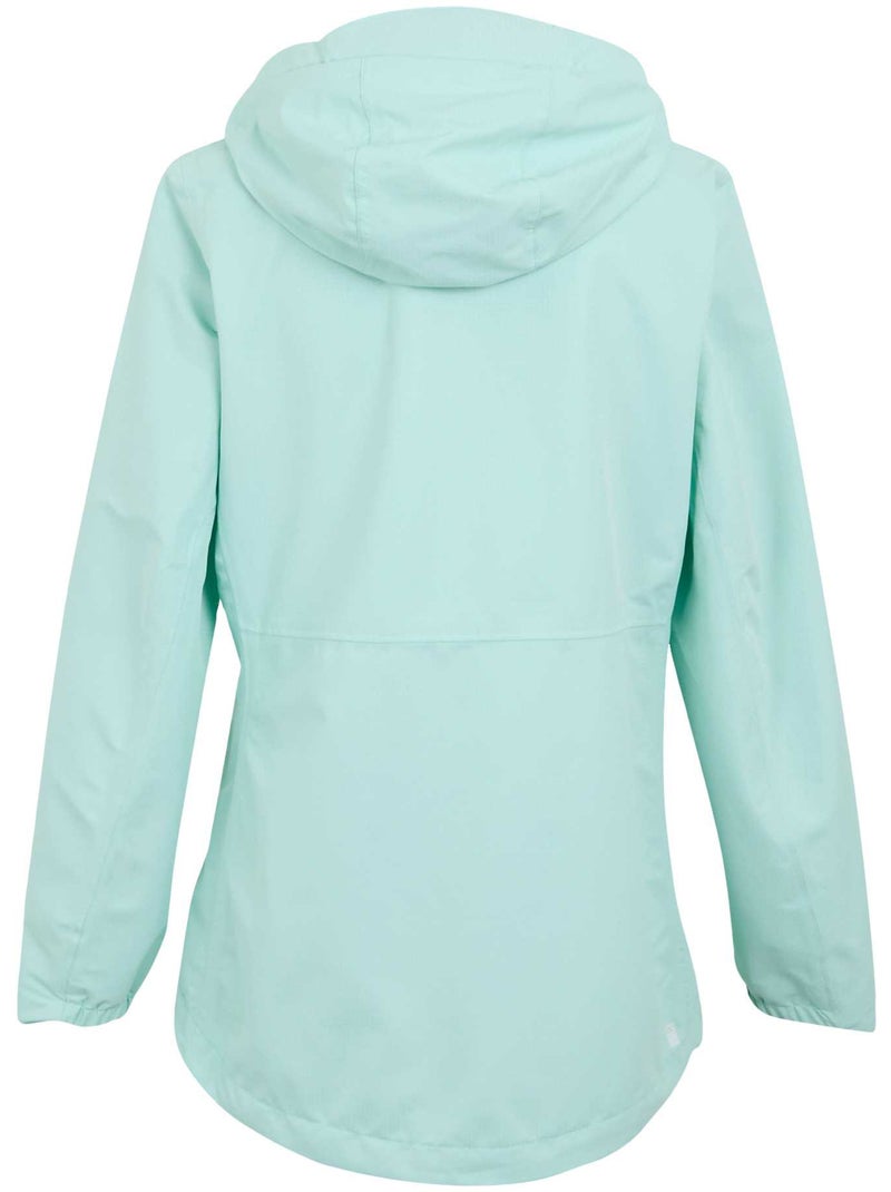 Regatta - Veste imperméable à capuche HAMARA Bleu turquoise - Kiabi