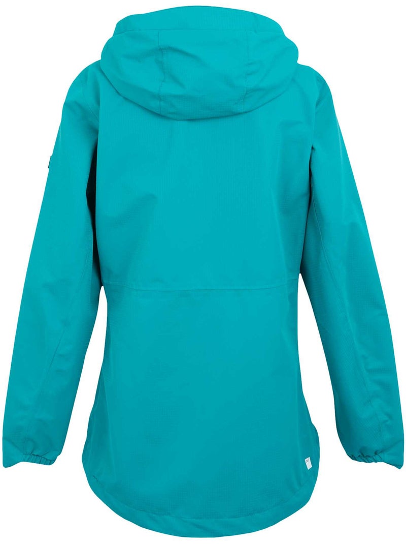 Regatta - Veste imperméable à capuche HAMARA Bleu Vert - Kiabi