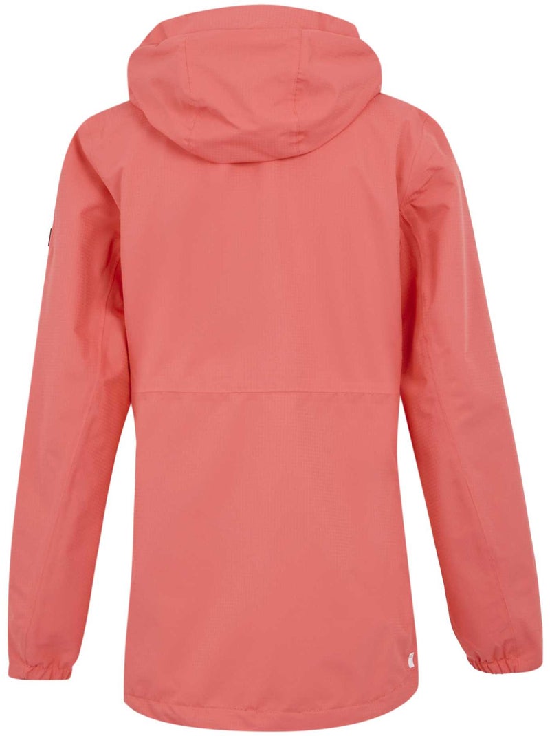 Regatta - Veste imperméable à capuche HAMARA Orange corail - Kiabi