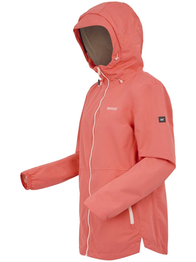 Regatta - Veste imperméable à capuche HAMARA Orange corail - Kiabi