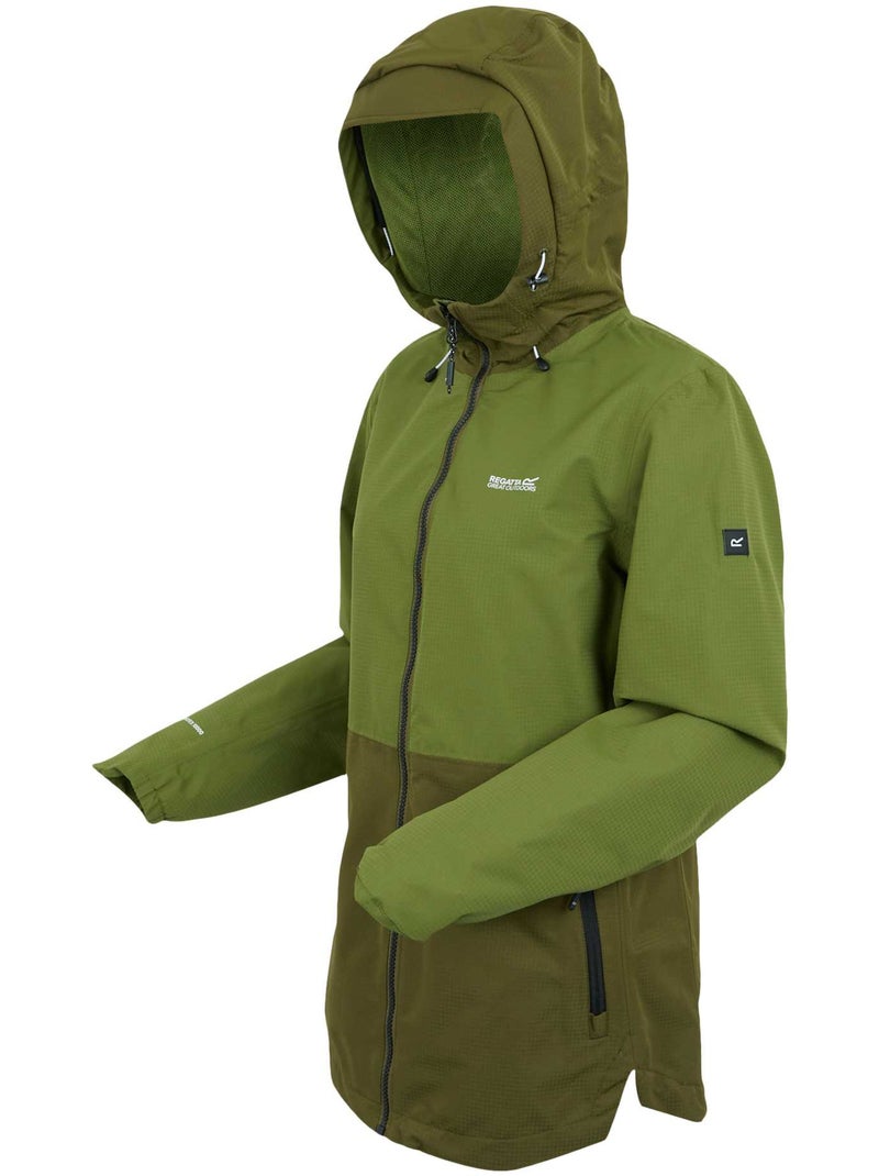 Regatta - Veste imperméable à capuche HAMARA Vert kaki - Kiabi