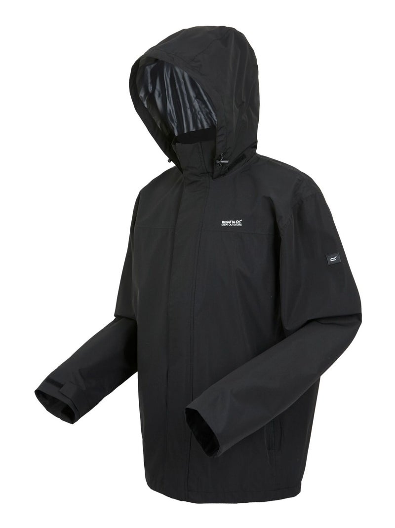 Regatta - Veste imperméable à capuche MATT Noir - Kiabi