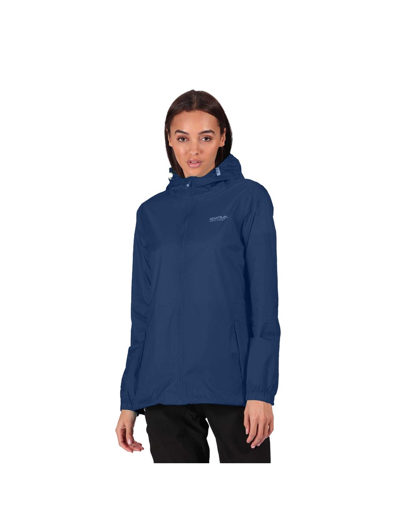 Regatta - Veste imperméable à capuche PACK IT Bleu nuit - Kiabi