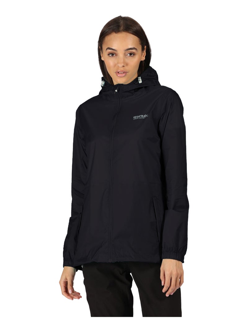 Regatta - Veste imperméable à capuche PACK IT Noir - Kiabi