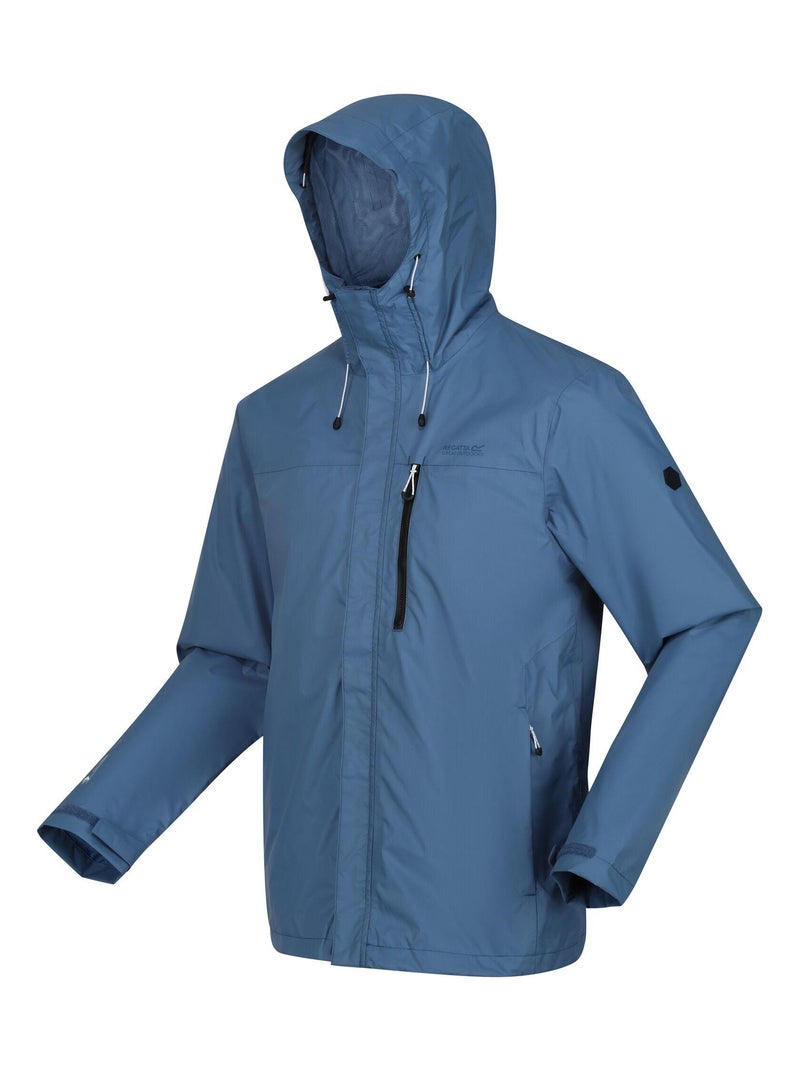 Regatta - Veste imperméable BASLOW Bleu gris - Kiabi