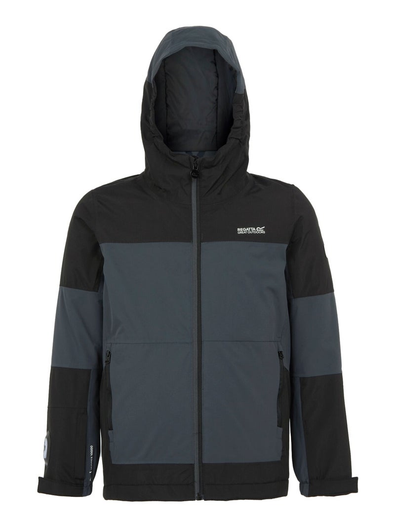Regatta - Veste imperméable BEAMZ Gris Noir Noir - Kiabi