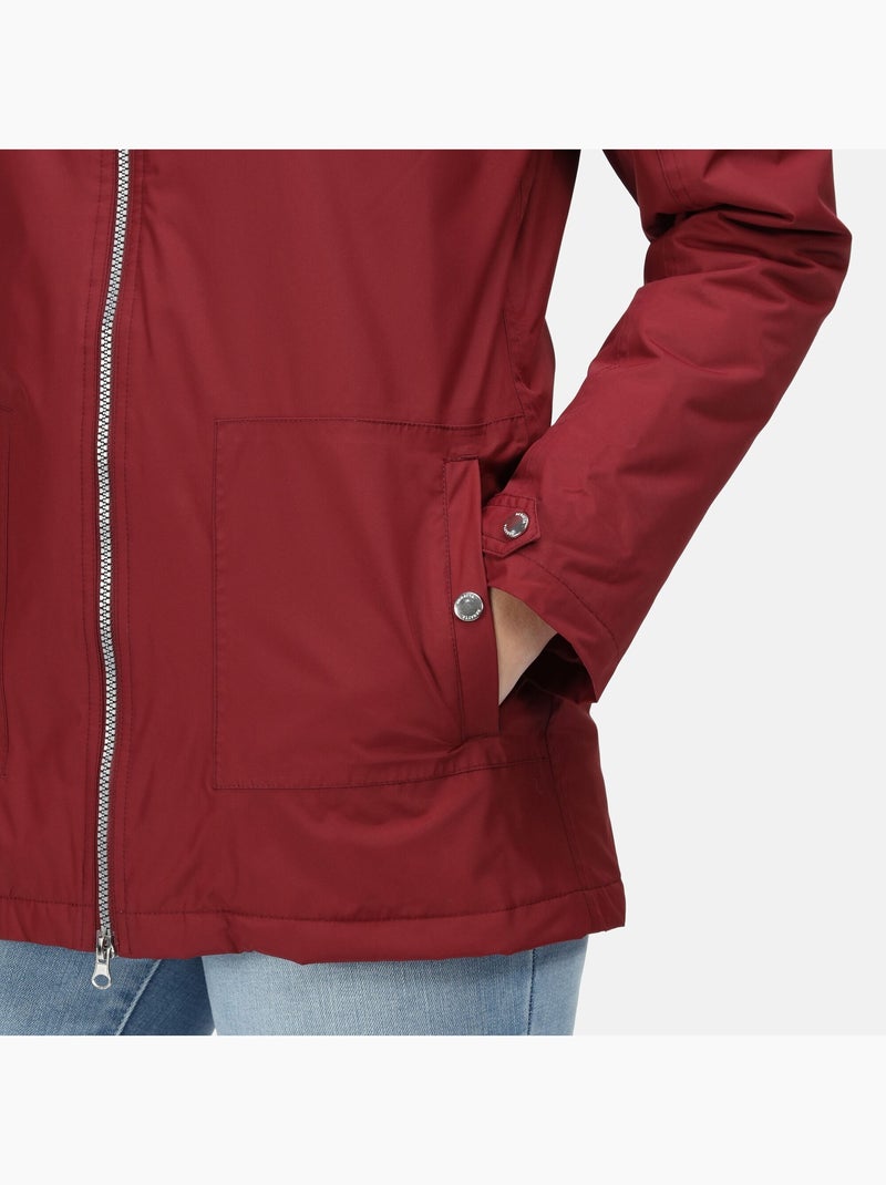 Regatta - Veste imperméable BERGONIA Bordeaux - Kiabi