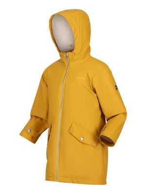 Veste Imperméable Enfant Regatta Ballina – Tissu Polyester Recyclé Isotex 10000 – Respirant, Coutures Scellées, Capuche Réglable – Protection UV Et Bandes Réfléchissantes