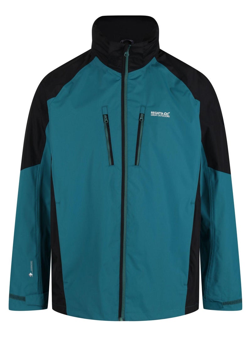 Regatta - Veste imperméable CALDERDALE Bleu méditerranée - Kiabi