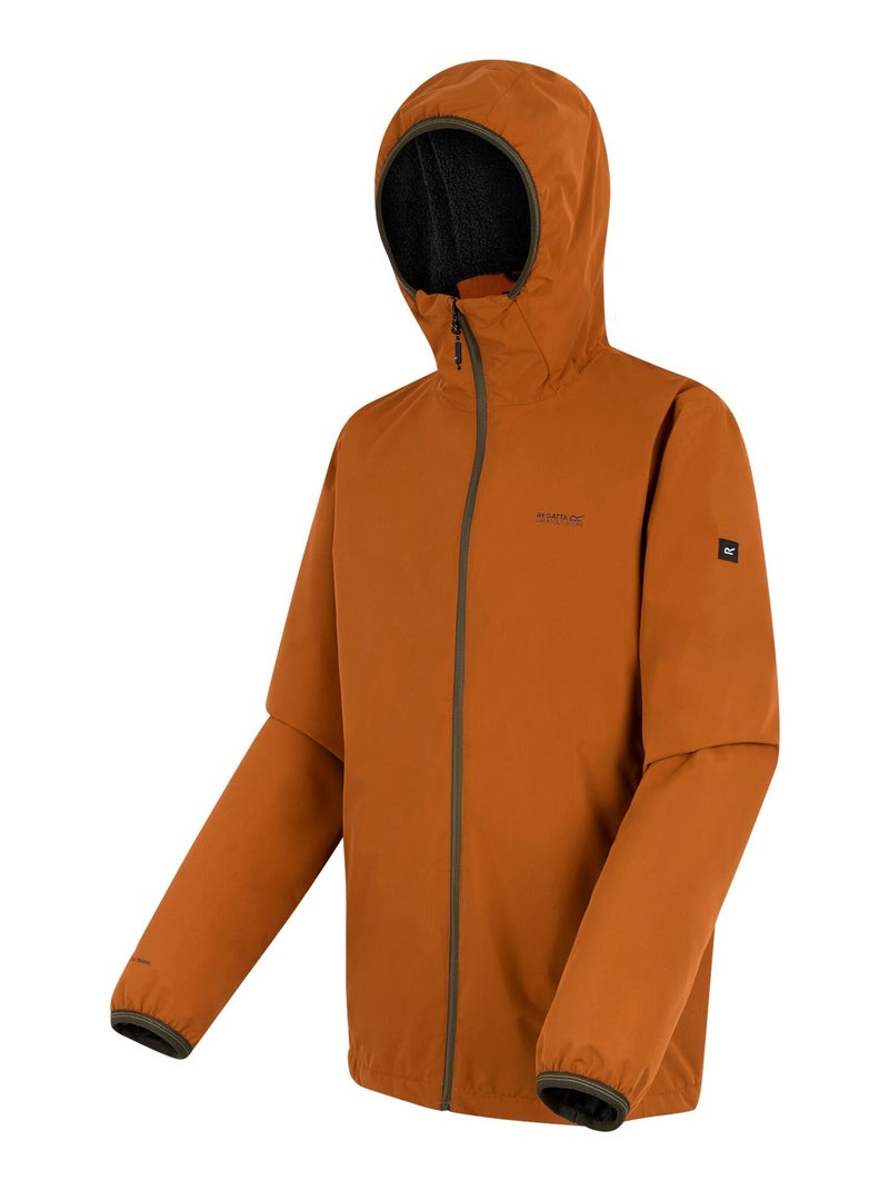 Regatta - Veste imperméable CASPEN Carbone/Orange fluo - Kiabi