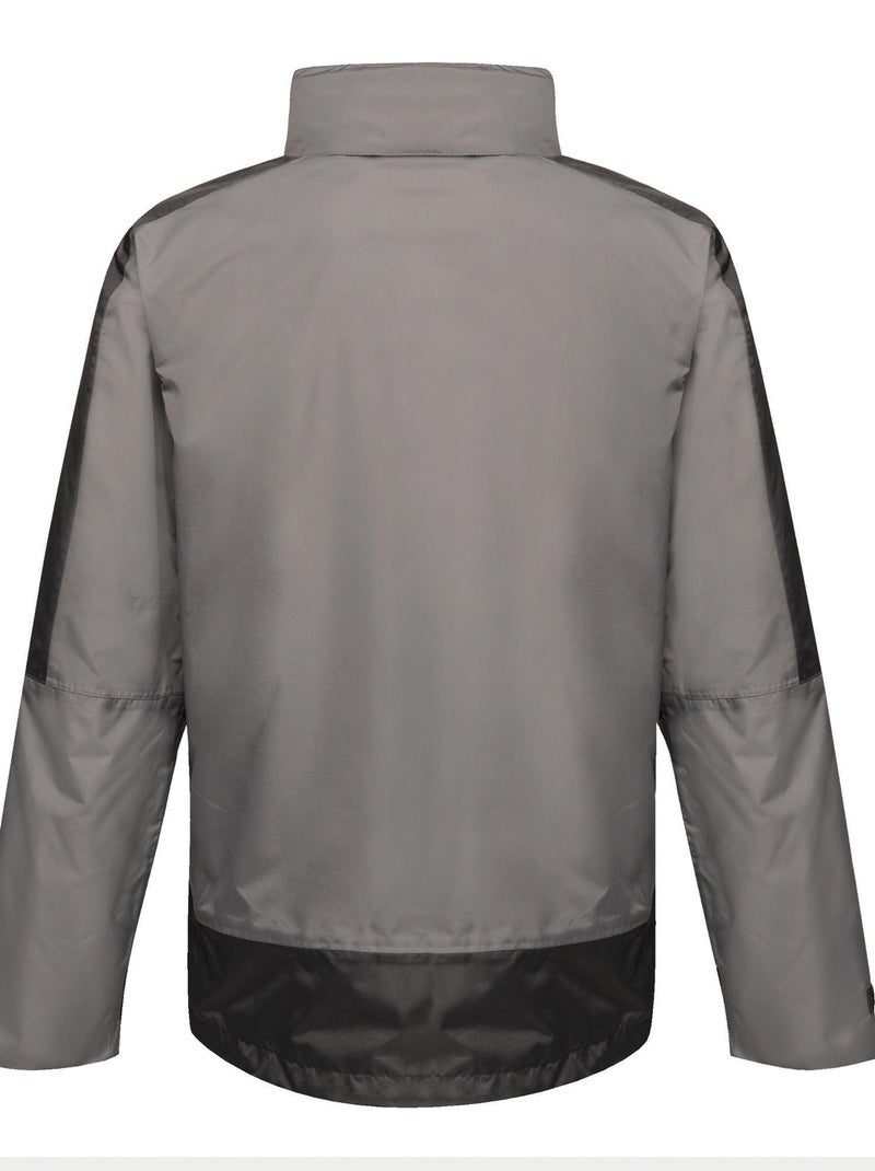Regatta - Veste imperméable CONTRAST Gris Noir - Kiabi