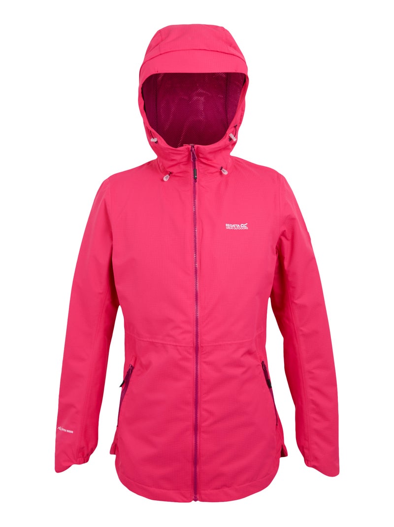 Regatta - Veste imperméable HAMARA Rose fushia - Kiabi