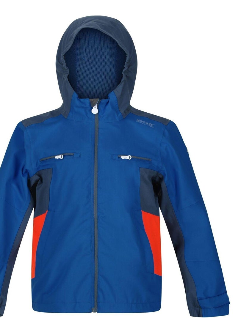 Veste Imperméable Regatta HIGHTON Enfant - Veste De Pluie Respirante Avec Capuche