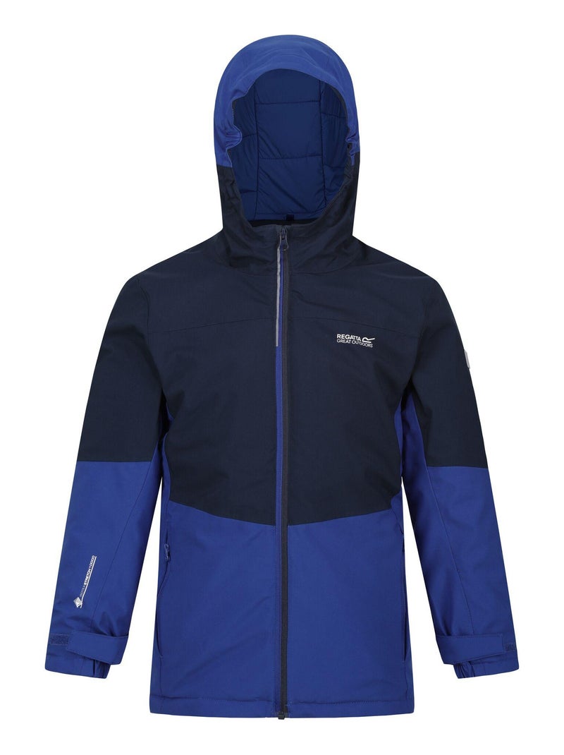 Veste / Manteau Rembourré Bleu Marine Pour Garçon - 8 Ans - Occasion Très Bon état