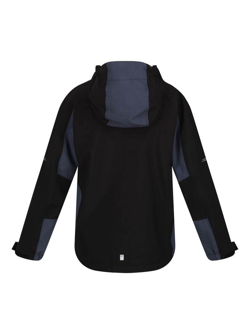 Veste Imperméable Femme Regatta Noire - Taille 12 - Occasion Très Bon état, Idéale Hiver Et Pluie