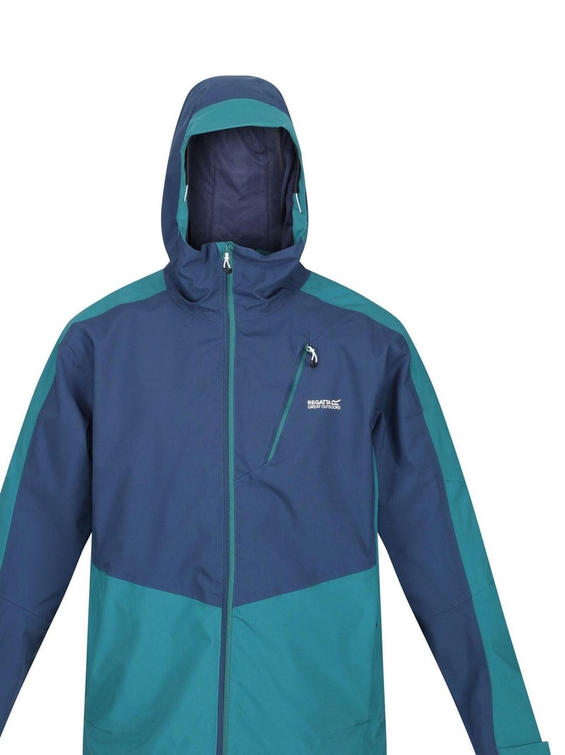 Regatta - Veste imperméable HIGHTON STRETCH Bleu Vert - Kiabi