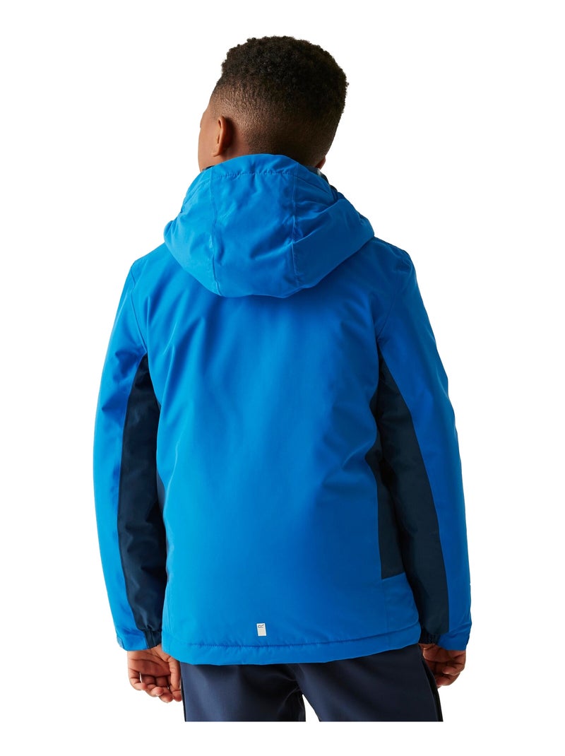 Regatta - Veste imperméable HURDLE Bleu marine/Orange fluo - Kiabi