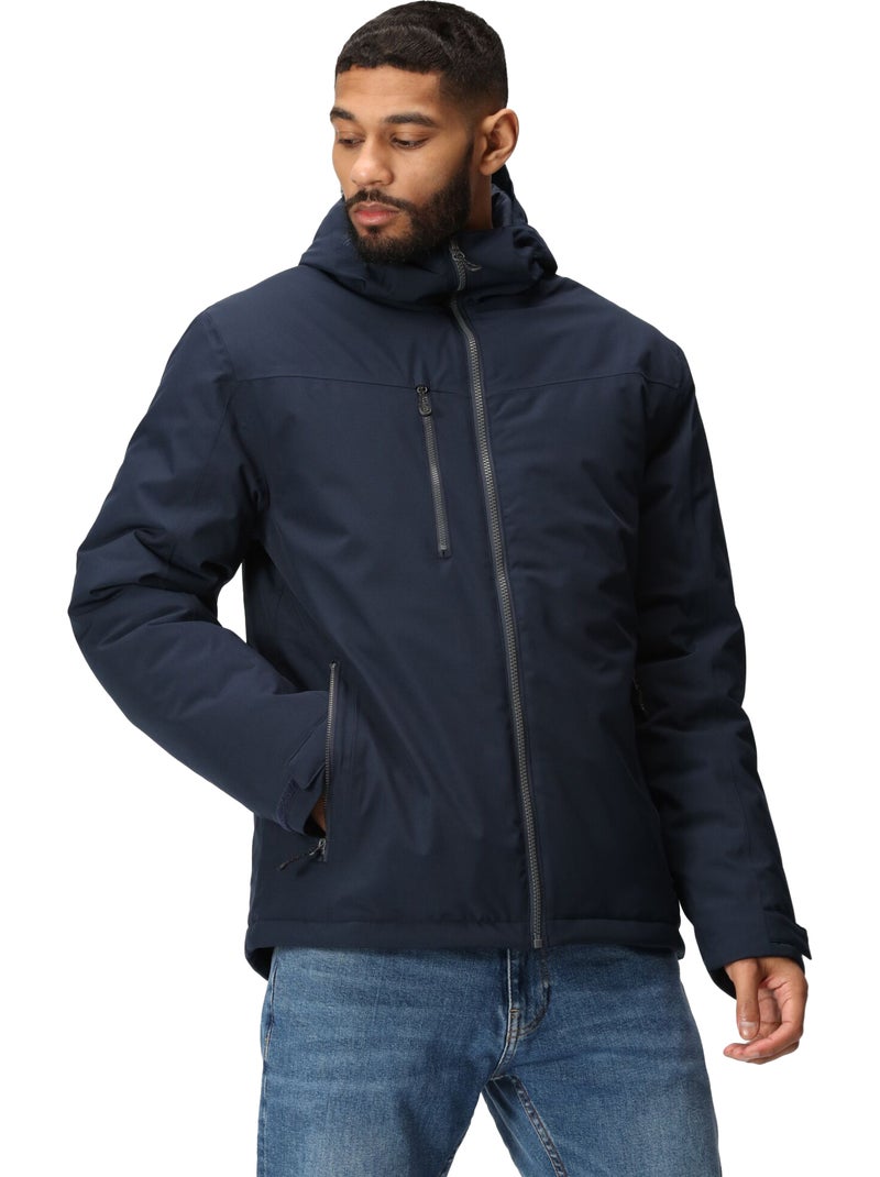 Regatta - Veste imperméable isolante à capuche NAVIGATE Bleu marine - Kiabi