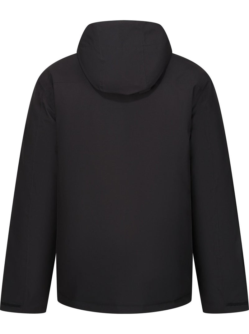 Regatta - Veste imperméable isolante à capuche NAVIGATE Noir Gris Noir - Kiabi