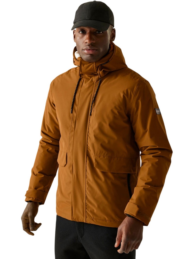 Regatta - Veste imperméable isolante à capuche STERLINGS Marron clair - Kiabi