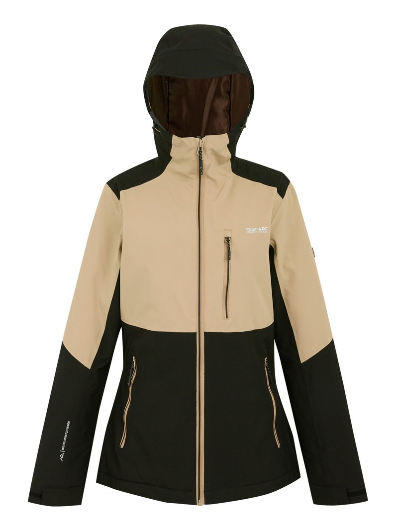 Regatta - Veste imperméable KELORA Noir Beige - Kiabi
