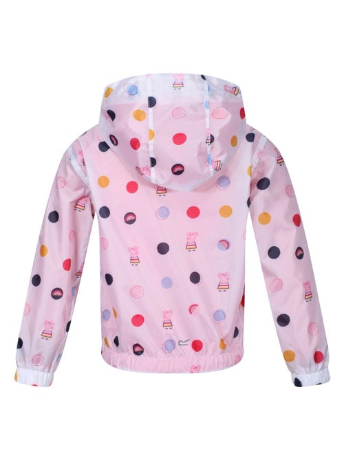 Regatta - Veste imperméable motif Peppa Pig motif/style à pois (Longueur: Hanches) - Kiabi Regatta - Veste imperméable motif Peppa Pig motif/style à pois (Longueur: Hanches) - Kiabi