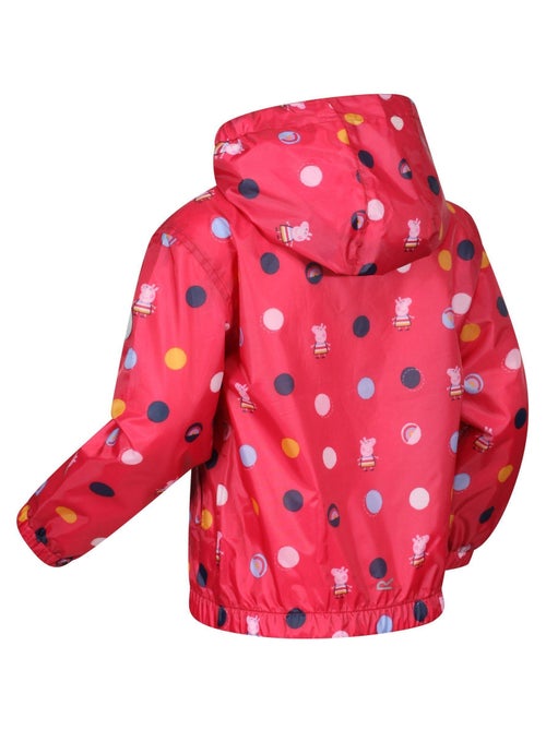 Regatta - Veste imperméable motif Peppa Pig motif/style à pois (Longueur: Hanches) - Kiabi Regatta - Veste imperméable motif Peppa Pig motif/style à pois (Longueur: Hanches) - Kiabi