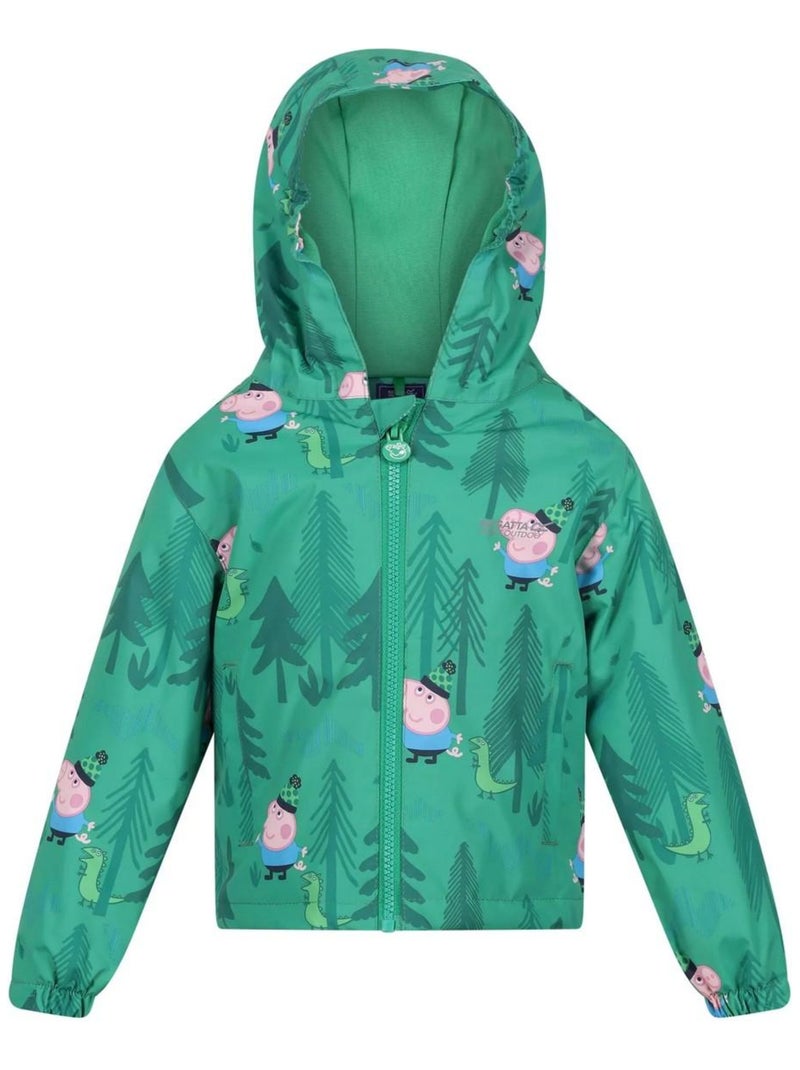 Regatta - Veste imperméable MUDDY PUDDLE DINOSAUR Vert jade - Kiabi