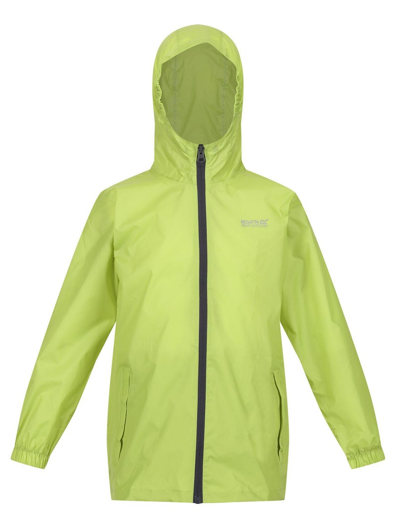 Rose - Veste imperméable Regatta Pack It III pour enfant