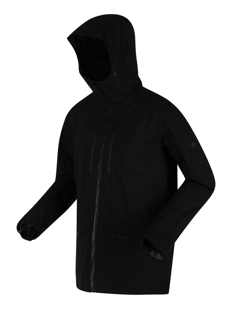 Veste Imperméable Regatta Femme Taille 12 Noire - Occasion Très Bon état