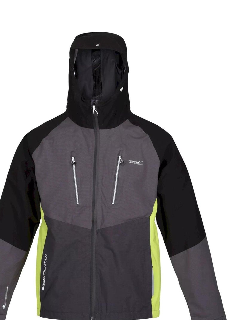 Regatta - Veste imperméable SACRAMENTO Noir Gris Noir - Kiabi