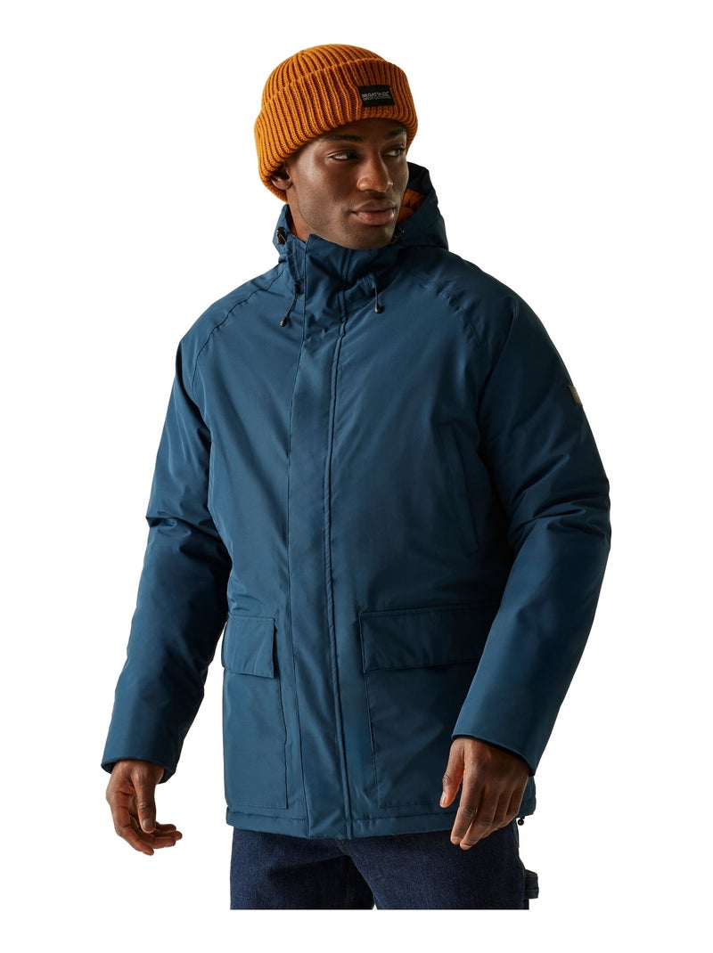 Regatta - Veste imperméable SAVON Bleu Marron - Kiabi