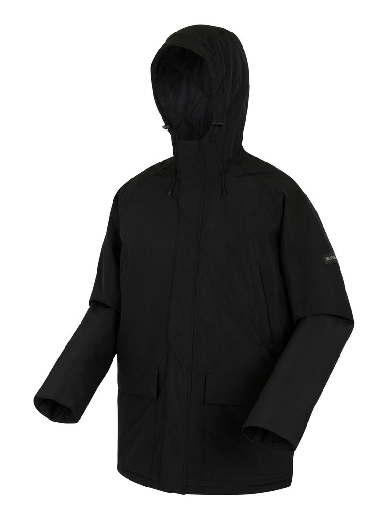 Regatta - Veste imperméable SAVON Noir Gris Noir - Kiabi
