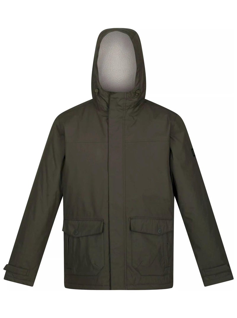 Regatta - Veste imperméable STERLINGS Noir Kaki - Kiabi