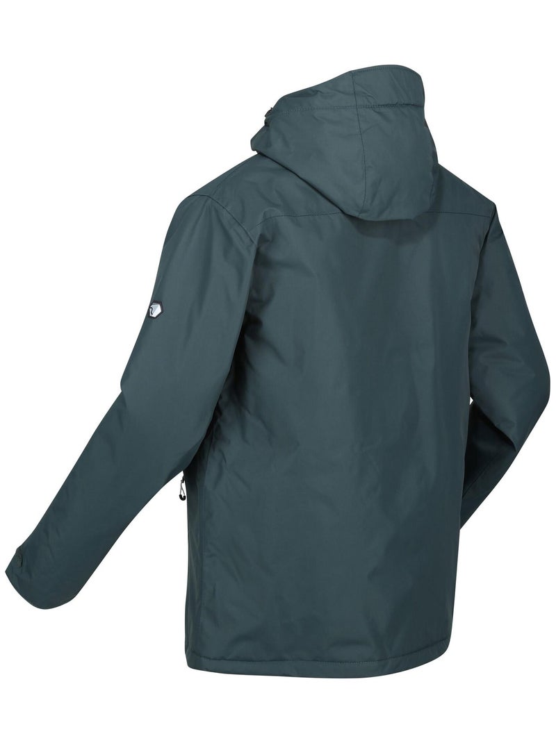 Veste Imperméable Homme Regatta Thornridge II - Chaude, Coupe-vent Avec Capuche Réglable Pour Outdoor