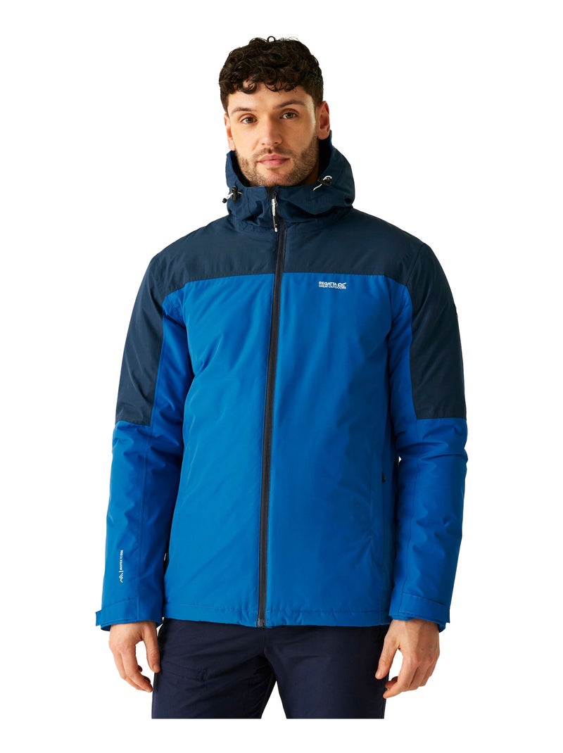 Regatta - Veste imperméable THORNRIDGE Bleu marine/Orange fluo - Kiabi