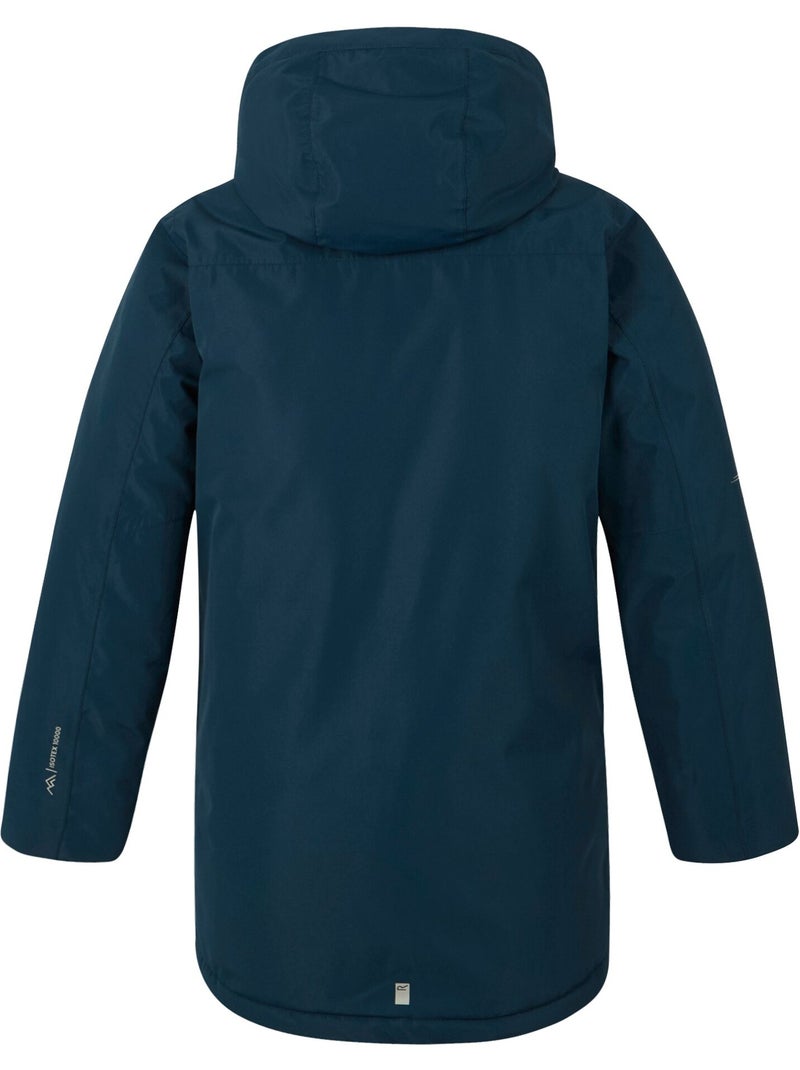 Regatta - Veste imperméable unie à capuche FARBANK Bleu nuit - Kiabi