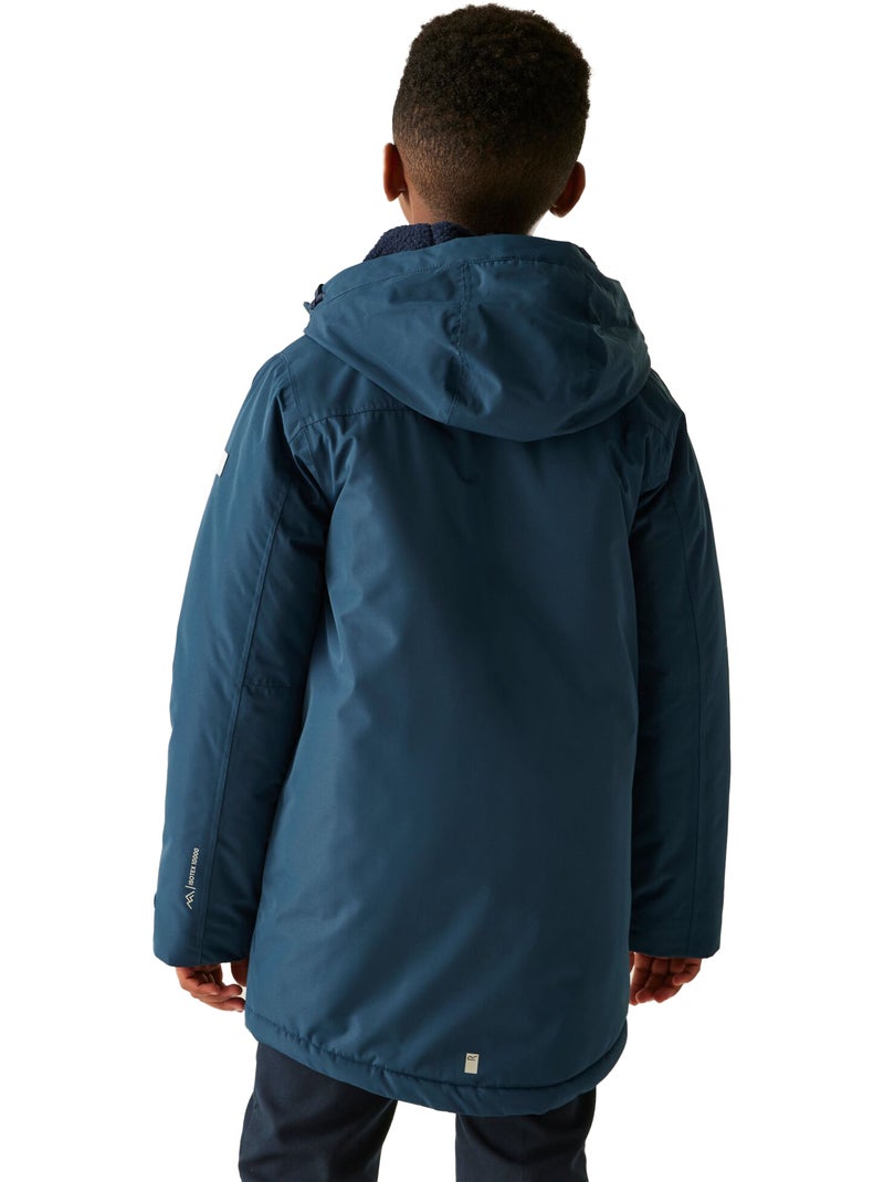 Regatta - Veste imperméable unie à capuche FARBANK Bleu nuit - Kiabi