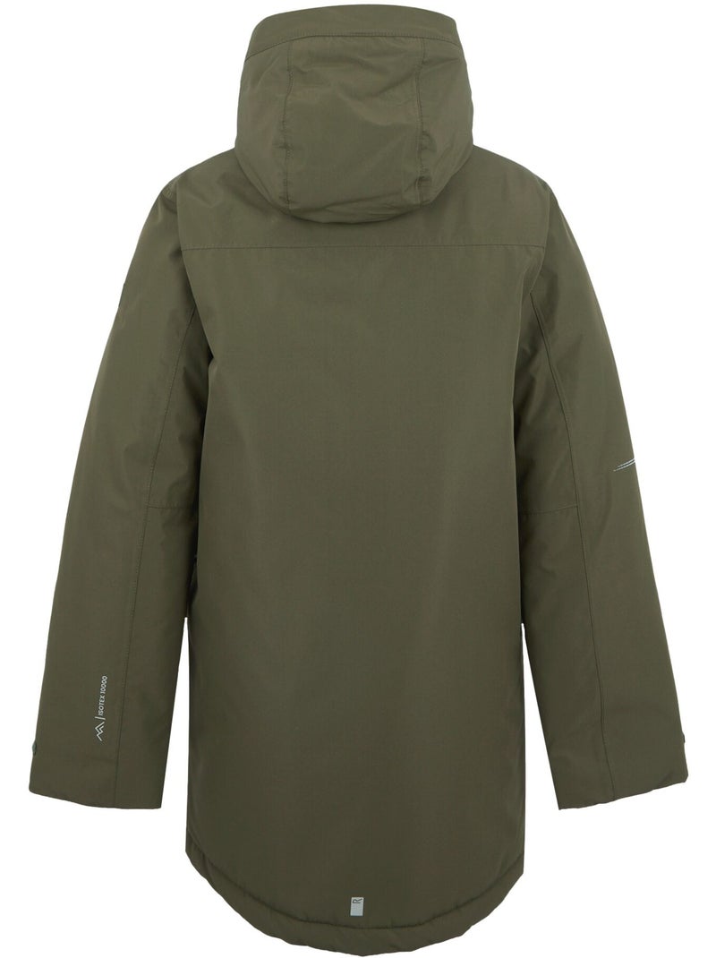 Regatta - Veste imperméable unie à capuche FARBANK Kaki - Kiabi